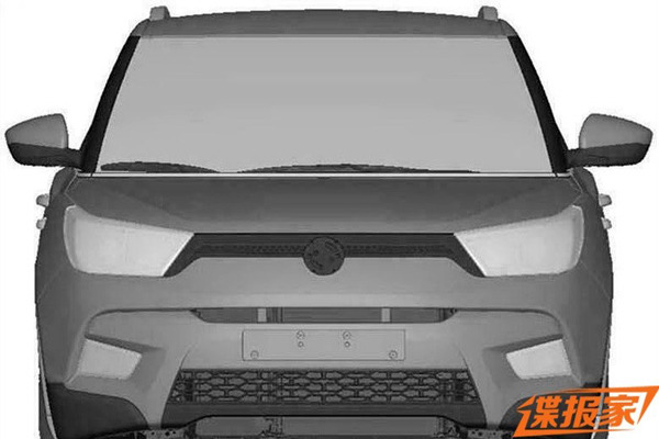 Ssangyong XIV leaked patent images front