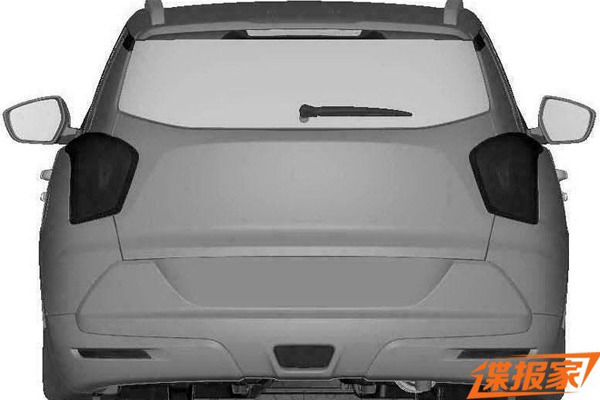 Ssangyong XIV leaked patent images rear