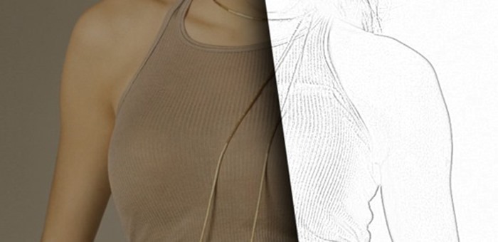 Making a pencil drawing from a photo