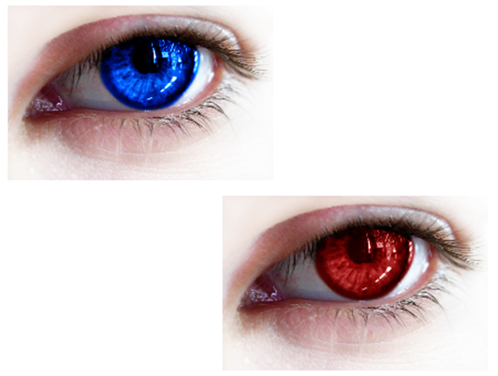 Recoloring Eyes