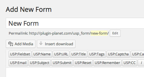 [ USP Pro - Front-end Forms ]