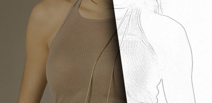 Making a pencil drawing from a photo