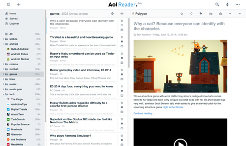 AOL Reader