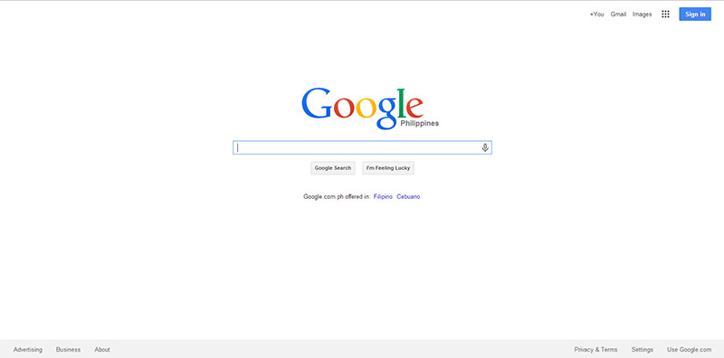 google-homepage