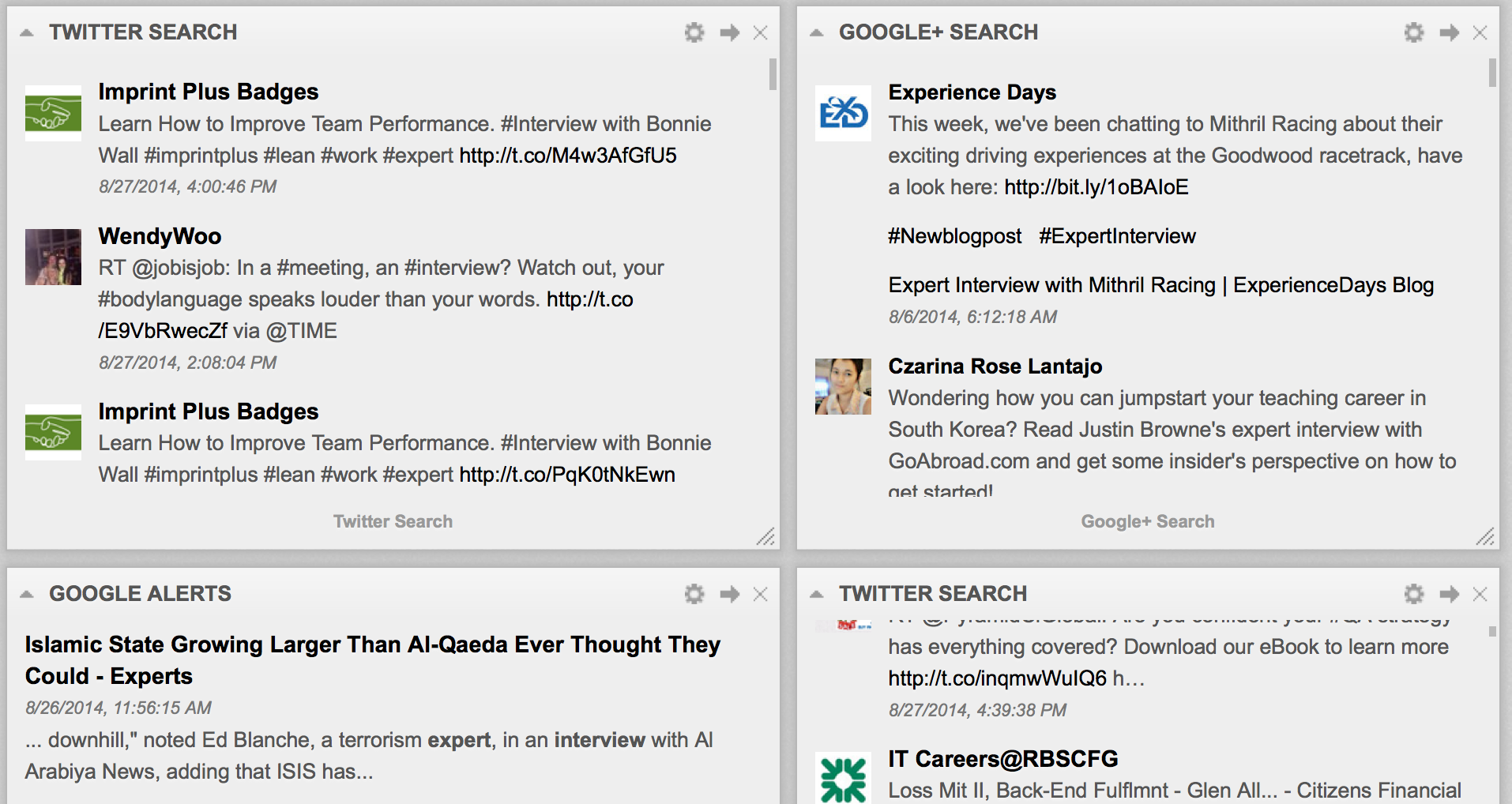 content brainstorming