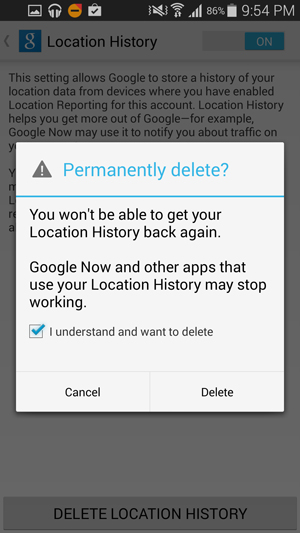 Google-Location-Delete-Android