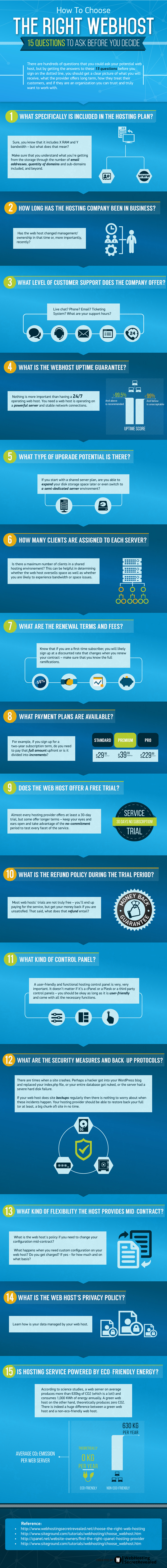 Web Hosting Questions [Infographic]