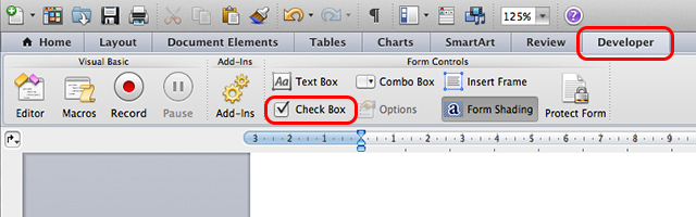 Wordcheckbox-ribbondeveloper