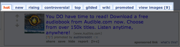 Reddit Sort