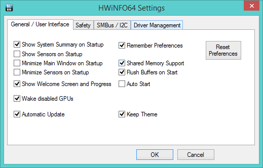 SpecID-HWiNFO-Settings