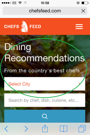 chefs feed mobile