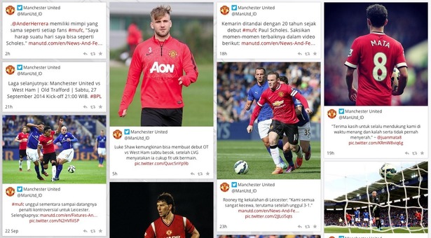 Manchester United social hub
