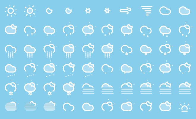 animated weather icons