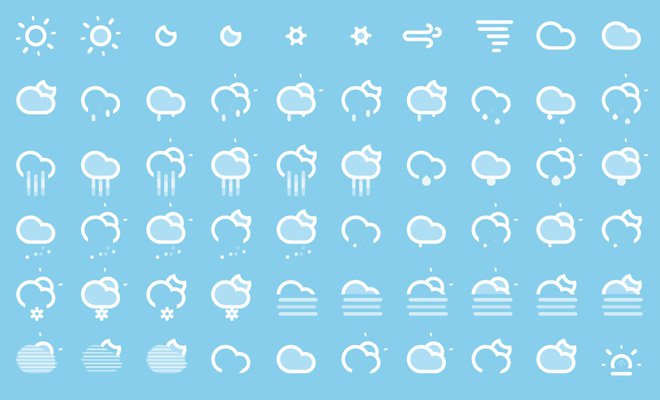 animated weather icons