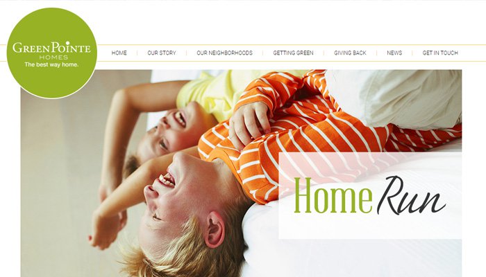 green pointe homes website