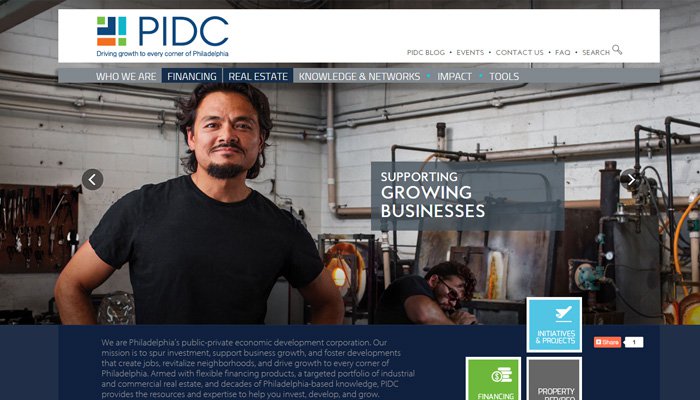 pidc philadelphia website homepage