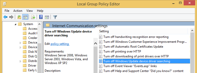 disable-driver-updates-select-settings