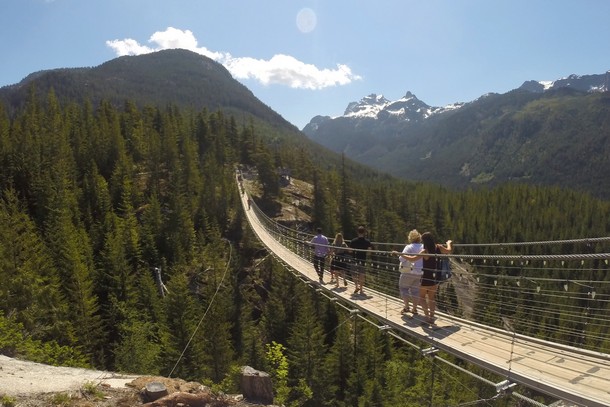 Suspension Bridge, Sea to Sky Summit, Squamish, BC