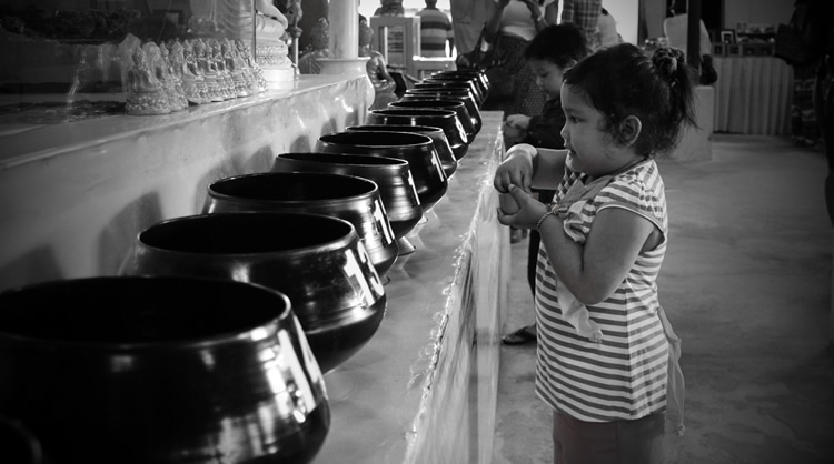 Unknown buddhist temple In Phuket, 2013.