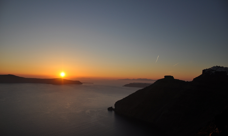 At Santorini, Greece; 2010.