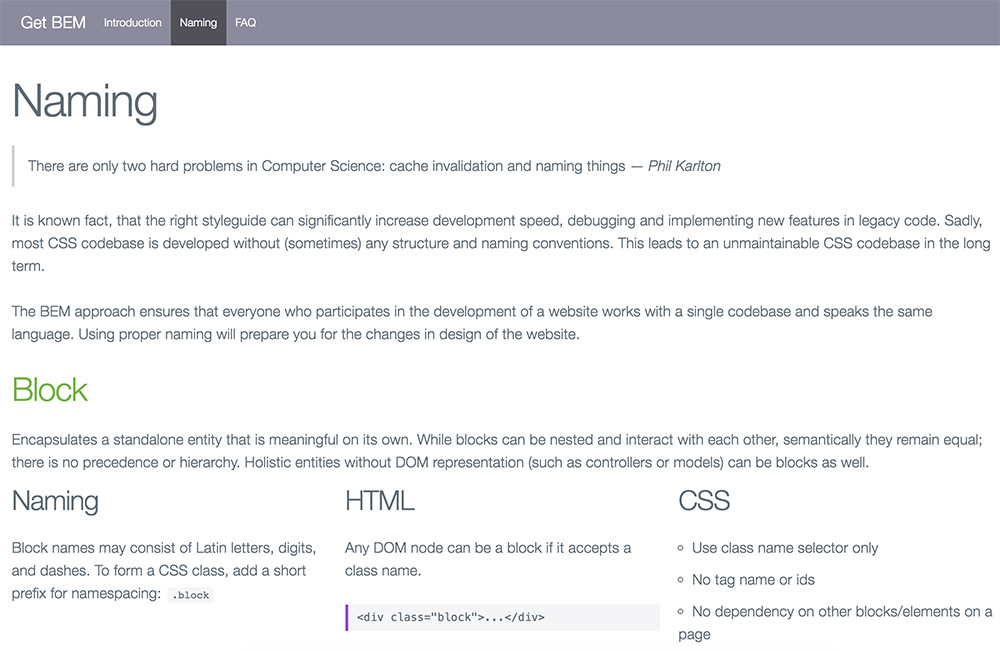 BEM Naming Convention