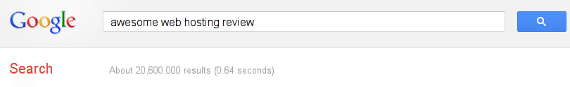 Not the best way to search for a web host Not the best way to search for a web host