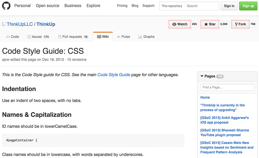 ThinkUp's Style Guide