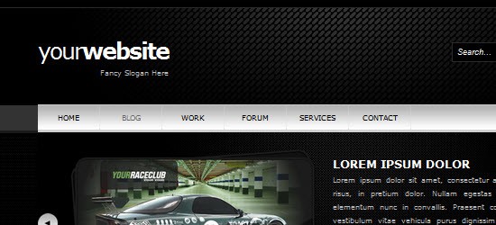Dark Layout #2: Sitebuild