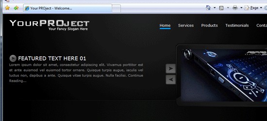 My PROject Pt.2: PSD To HTML