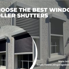 Steel garage roller shutter