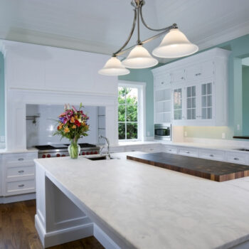 Open-space-kitchen-with-White-Quartz-Countertops