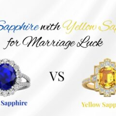 Blue Sapphire with Yellow Sapphire for Marriage Luck