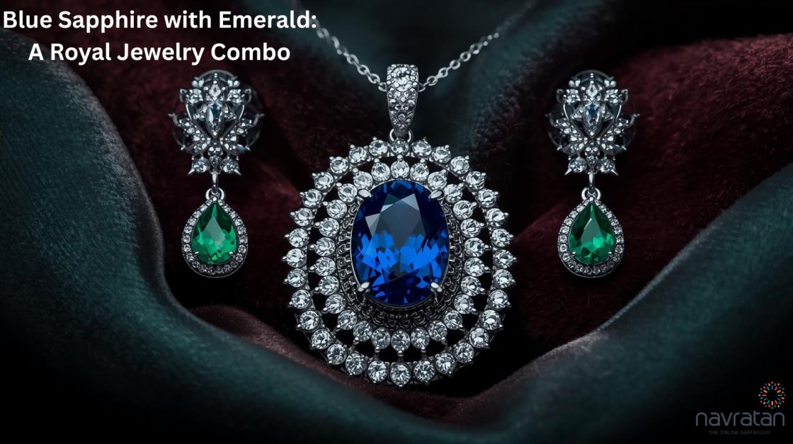 u100715-Blue-Sapphire-with-Emerald-A-Royal-Jewelry-Combo